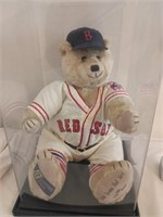 Cooperstown Bears Red Sox Bear in Case- Large
