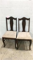 2 Wooden Chairs M9B