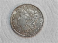 1896 Morgan Silver Dollar VF Light Toning
