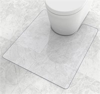 100poinone Toilet Bath Mat U-shaped Crystal Clear