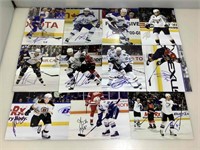 11 Autographed Hockey Photos. No COA’s