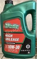 5 Qt Bottle of High Mileage SAE 10W-30 Motor Oil