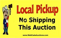 Shipping Information - No Shipping This Auction