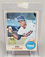 1968 Topps Rod Carew Baseball Card