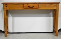 Canadiana Console Table With Drawer