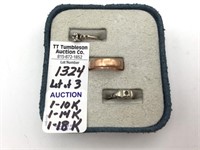 Lot of 3 Rings Including 14K Gold Men's Ring