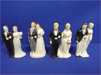 (4) Occupied Japan Bride & Groom Figurines