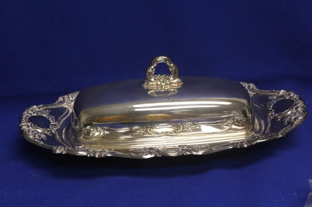 Towle Silverplated Butter Dish