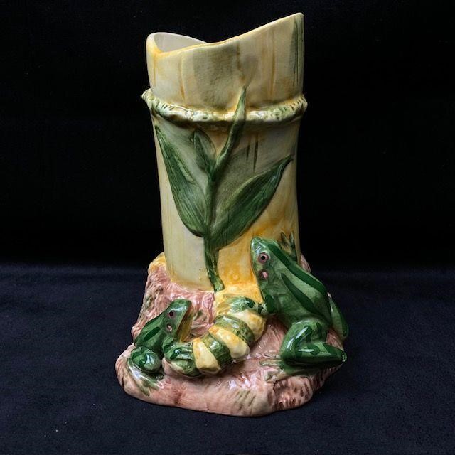 Majolica Style Vase