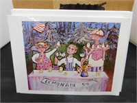 Lemonade Stand Greeting Cards