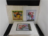 "Sunflower Picnic" Matted prints