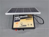 12v Dc Fence Energizer W Solar Panel Untested