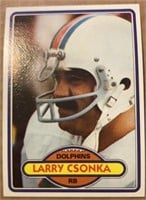 1980 Topps Hall of Famer Larry Csonka - Dolphins
