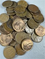 (50) Wheat Pennies