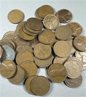 (50) Wheat Pennies