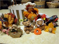 Hat box, Beanie Babies, Fall decorations