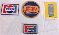 Vintage Pepsi w/ coaster.