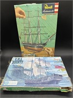 Vintage Revell & Lindberg Model Boat Kits