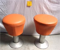 1950's swivel diner stools #1.