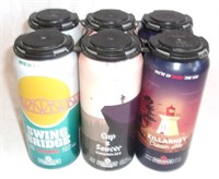 Manitoulin Brewing unopened tall boys.