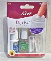 KISS Salon Dip Kit - 20 Tips, Acrylic Strength