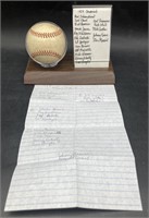 (D) St. Louis 1964 signed baseball Musial and