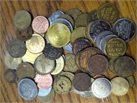 Lot of vintage tokens