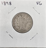 1898 Liberty V Nickel