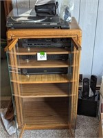 Technics Stereo and Cabinet