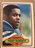 1980 Topps Hall of Famer TONY DORSETT - Cowboys