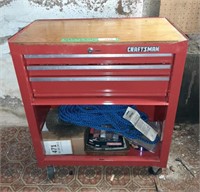 Craftsman Tool Box ,With Assorted Tools