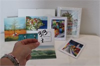 Colorful Postcards & Small Art