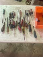 Assorted Screw Driver Lot- and bin
