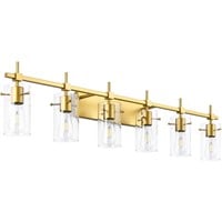 SOLFART Gold Bathroom Light Fixtures Wall Light F