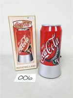 Coca-Cola Rotating Lamp