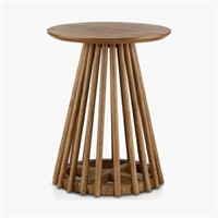 Bouclair, Mango Wood Openwork Side Table, Brown, 1