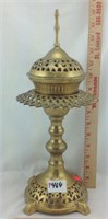 Vintage brass incense burner