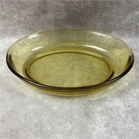 Green Glass Pie Plate