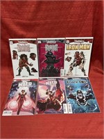 6 bagged and backed comics