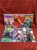 6 bagged and backed comics