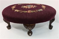 Needlepoint Foot Stool