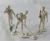 Vintage miniature navy figurines