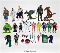 Group of Vintage Action Figures- Power Rangers