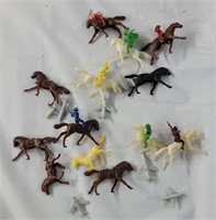 1950 miniatures cowboys and horses