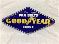 Good Year Fan Belts Hose Tin Sign, 17