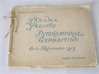 C1915 hand colored Panama Pacific International