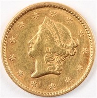 1851 Gold Liberty Dollar - XF