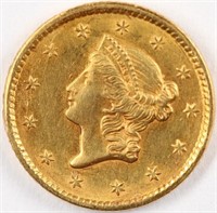 1851 Gold Liberty Dollar - XF