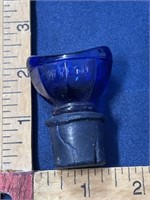 Cobalt blue Wyeth glass eye cup