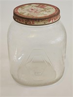 VTG LARGE PENROSE SNACK COUNTER JAR WITH LID